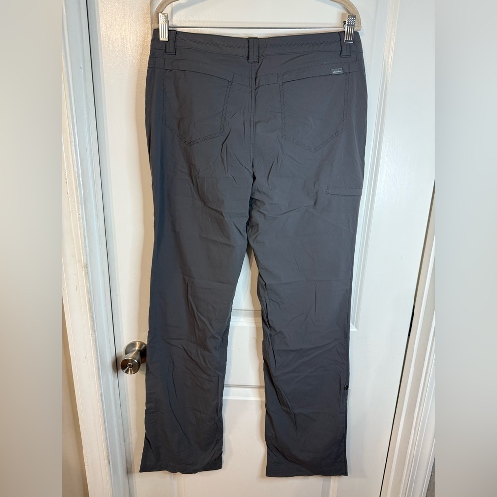 Eddie Bauer Women’s Dark Gray Convertible Hiking Pants - Size T8 - Picture 4 of 9